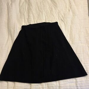 Talbots Knit Black A-Line Skirt